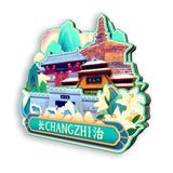 Kühlschrankmagnet für Changzhi, Shanxi, China 654