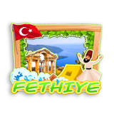 Refrigerator Magnet for Fethiye Turkey  1644