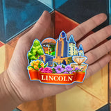 Refrigerator Magnet for Lincoln Nebraska USA  1037