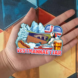 Refrigerator Magnet for Vestmannaeyjar Iceland  2260