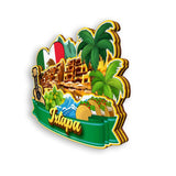 Refrigerator Magnet for Ixtapa Mexico  1842