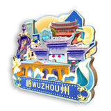 Refrigerator Magnet for Wuzhou, Guangxi, China  701