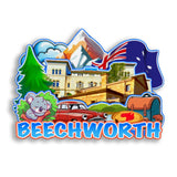 Refrigerator Magnet for Beechworth Australia  2724