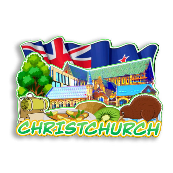 Refrigerator Magnet for Christchurch New Zealand  2729