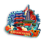 Магнит на холодильник для Наньчана, Цзянси, Китай 436