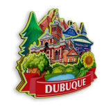 Kühlschrankmagnet für Dubuque Iowa USA 946