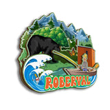 Refrigerator Magnet for Roberval Quebec Canada  132