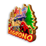 Refrigerator Magnet for Logrono Spain  1579