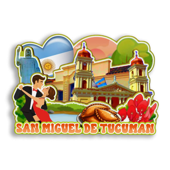 Refrigerator Magnet for San Miguel De Tucuman Argentina  2840