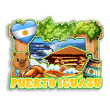 Refrigerator Magnet for Puerto Iguazu Argentina  2826