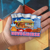 Refrigerator Magnet for Novosibirsk Russia  2528