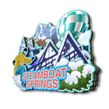 Kühlschrankmagnet für Steamboat Springs Colorado USA 269