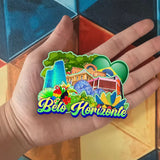 Магнит на холодильник Белу-Оризонти, Бразилия, 1907 г.