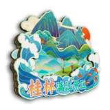Refrigerator Magnet for Li River Scenic Area, Guilin, Guangxi, China  26