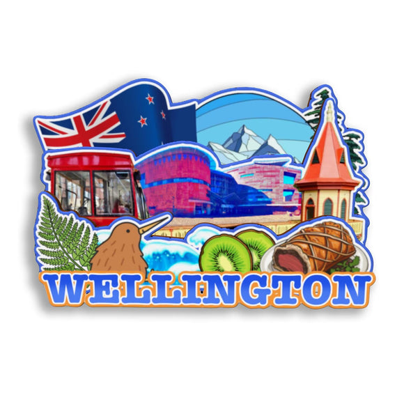 Refrigerator Magnet for Wellington New Zealand  2730