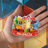 Refrigerator Magnet for Palencia Spain  1510