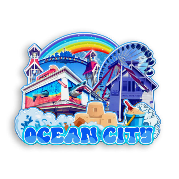 Refrigerator Magnet for Ocean City Maryland USA  978