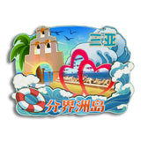 Refrigerator Magnet for Fenjiezhou Island, Sanya, Hainan, China  48