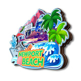 Магнит на холодильник для Ньюпорт-Бич, Калифорния, США 242