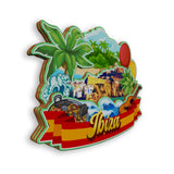 Kühlschrankmagnet für Ibiza Spanien 1412