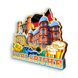 Refrigerator Magnet for Karlsruhe Germany  1197