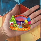 Refrigerator Magnet for Whitehorse Canada  1878