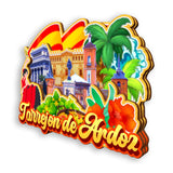 Kühlschrankmagnet für Torrejon de Ardoz Spanien 1557