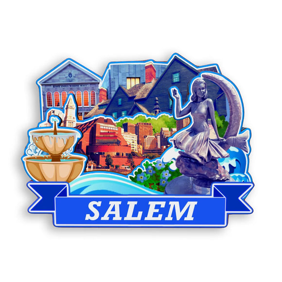 Refrigerator Magnet for Salem Massachusetts USA  984