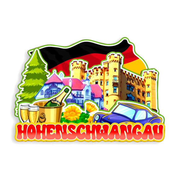 Refrigerator Magnet for Hohenschwangau Germany  1252