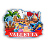 Refrigerator Magnet for Valletta Malta  2295