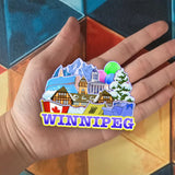 Kühlschrankmagnet für Winnipeg, Kanada 1863