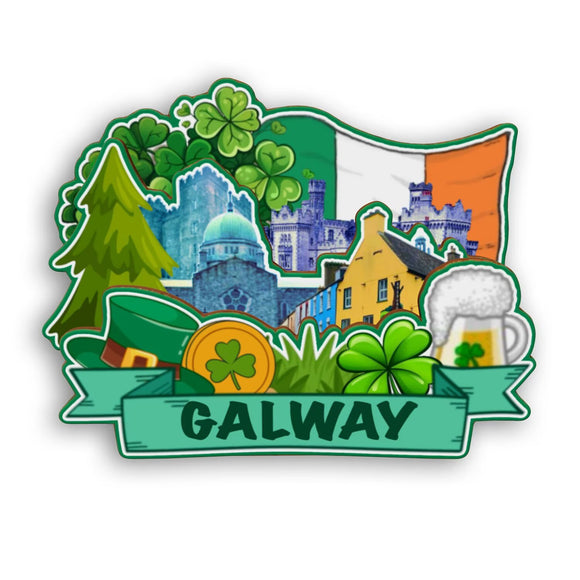 Refrigerator Magnet for Galway Ireland  2193