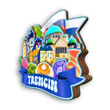 Магнит на холодильник для Тренчин Словакия 2387