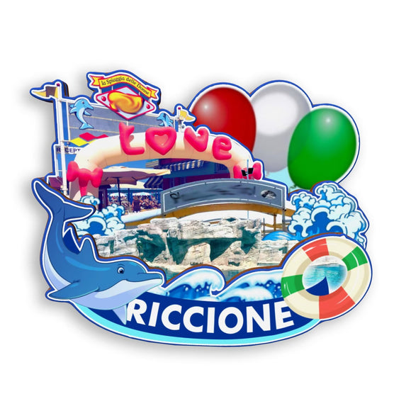 Refrigerator Magnet for Riccione Italy  1271