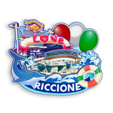 Refrigerator Magnet for Riccione Italy  1271