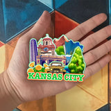 Refrigerator Magnet for Kansas City Missouri USA  1019