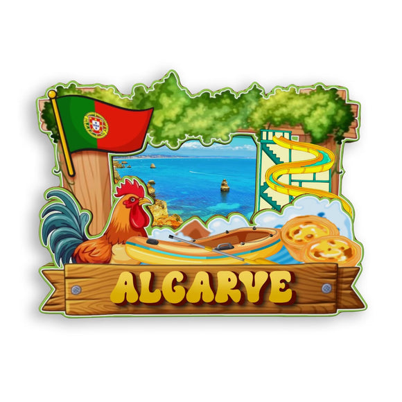 Refrigerator Magnet for Algarve Portugal  1943