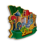 Refrigerator Magnet for Lisbon Portugal  1935