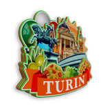 Refrigerator Magnet for Turin Italy  1273