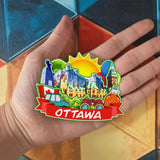Kühlschrankmagnet für Ottawa, Kanada 1857