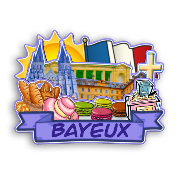 Refrigerator Magnet for Bayeux France  2568