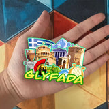 Refrigerator Magnet for Glyfada Greece  1777