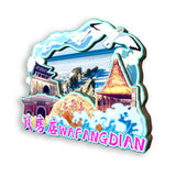 Магнит на холодильник для Вафандянь, Ляонин, Китай 549