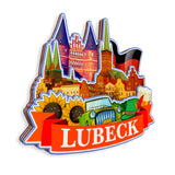 Refrigerator Magnet for Lubeck Germany  1211
