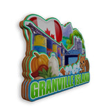 Refrigerator Magnet for Granville Island Canada  1887