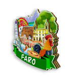 Refrigerator Magnet for Faro Portugal  1940