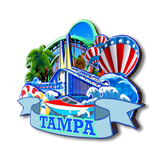 Магнит на холодильник для Тампы, Флорида, США 168