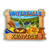 Refrigerator Magnet for Kravice Waterfalls Bosnia and Herzegovina  2417