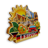 Refrigerator Magnet for Leipzig Germany  1192