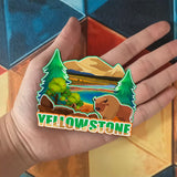 Refrigerator Magnet for Yellowstone Wyoming USA  927